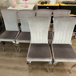 Betty Velvet Upholstered Dining Chair set of 6