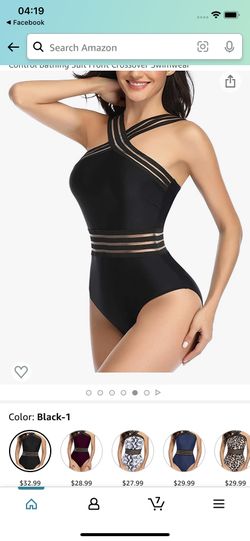 New Brazilian /Miami heat style Black mesh one piece / monokini / swimwear/swimsuit high waisted bandage bathing suit/ swimsuit size Small