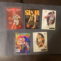 Caitlin Clark 5 Rookie Card Lot