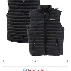 Not Free New Jack Daniels Puffer Vest Size XL