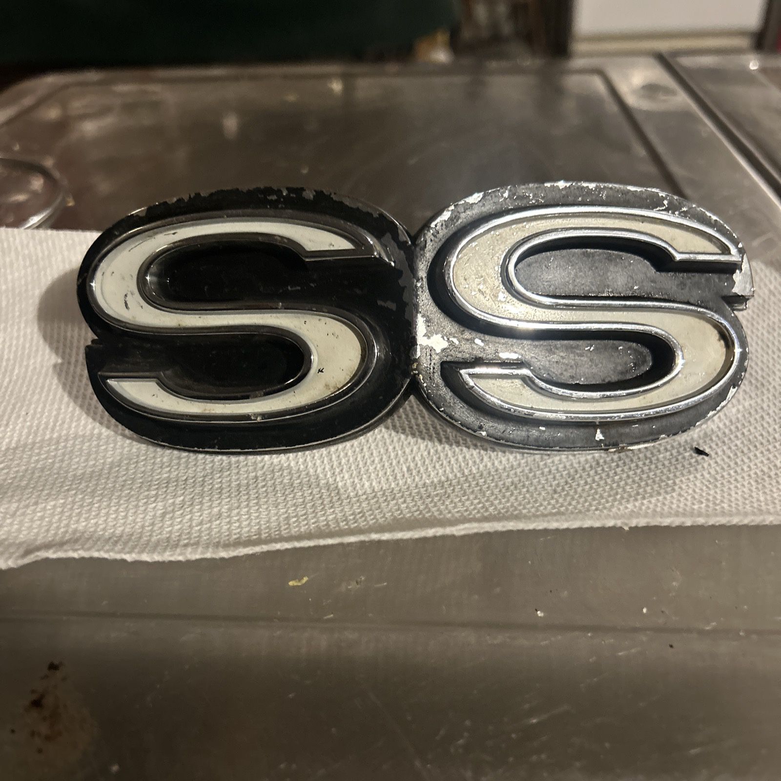 Chevy Chevelle SS 396 & 454 Grille Script Emblem 