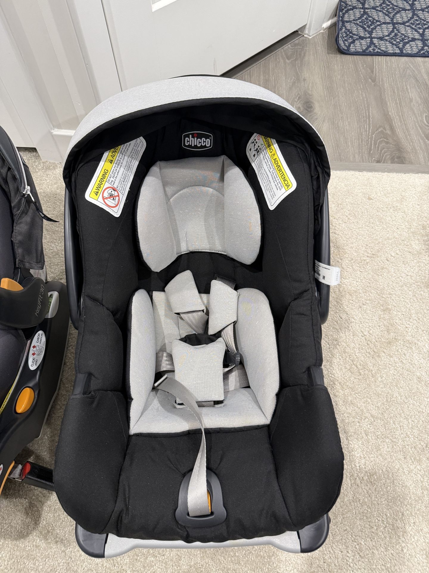 Gently Used Chicoo Infant Car Seat With Base