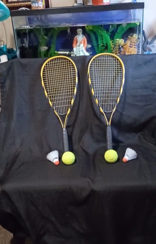 Two Tennis/Squash Rackets Still in Good Condition