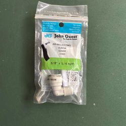 John Guest Stem Elbow Connector