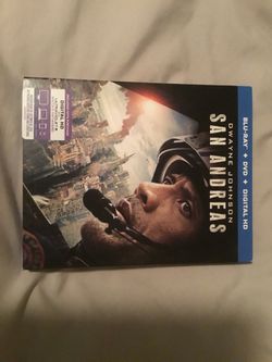 San Andreas Blu Ray (Brand New)[Sealed]