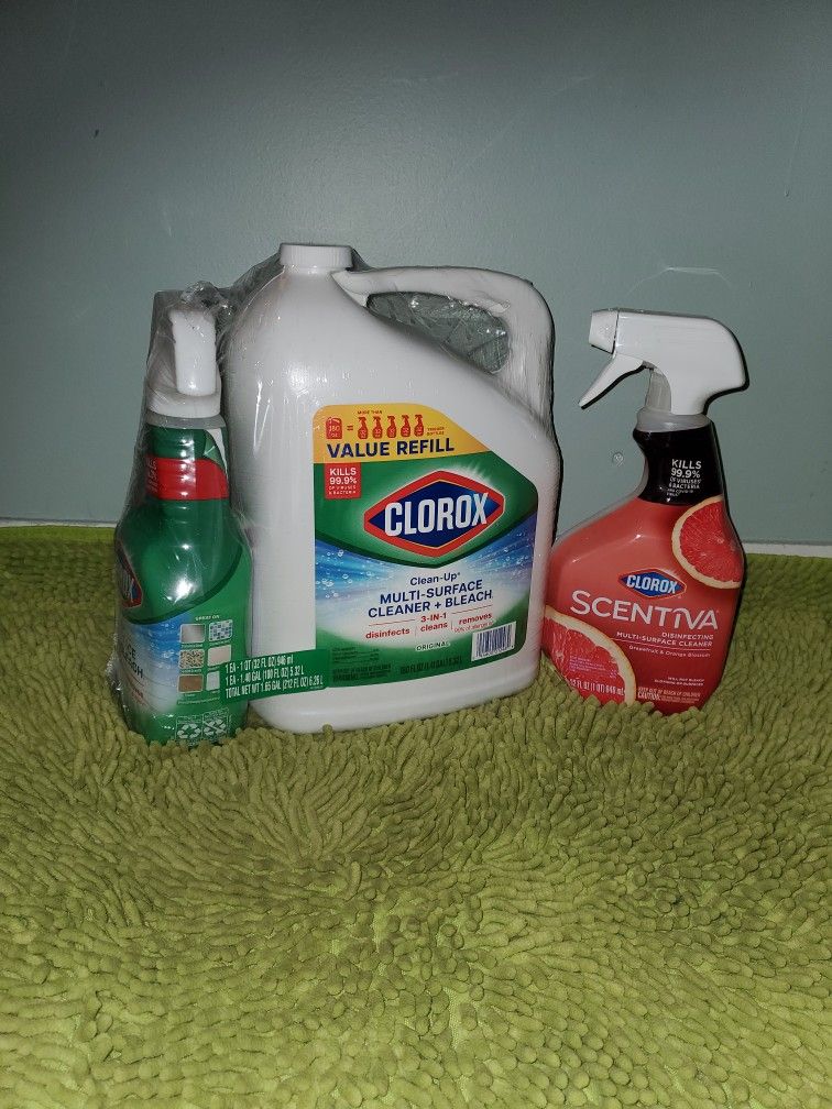 Cloroz Clean-up 32oz & 180oz / Clorox Scentiva 32oz