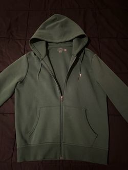 Green Ralph laurel polo hoodie