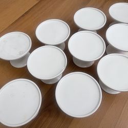 Candle Holder White Glass