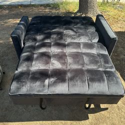 NICE SOFT TEXTILE SOFA FULL SIZE BED - LIKE NEW - $250 Firmed PRICE - Precio FIRME 