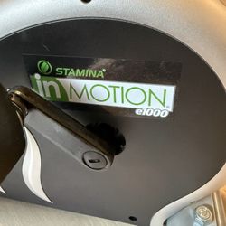 Stamina Inmotion Compact Strider Foot Exercise Machine - Under Desk Elliptical - Standing or Seated Elliptical Fitness Equipment