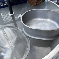 Wagner Ware  With Glass Top 