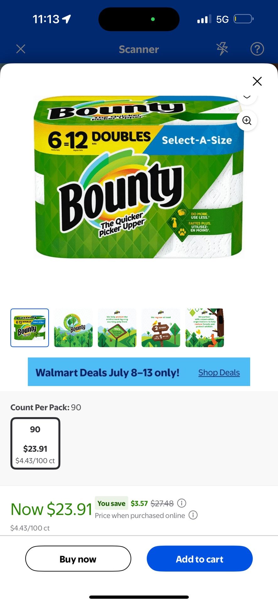 Bounty Paper Towels