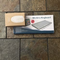 Inateck wireless mouse and no name wireless keyboard