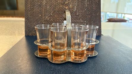 Art Deco whiskey Shot glasses