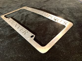 Murray Imports Denver Dealer Dealership Auto Automobile Metal License Plate Frame