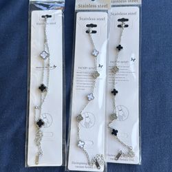 Clover Stainless Steel Bracelet