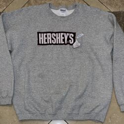  Hershey's KISS  Crewneck Sweatshirt Embroidered Classic on Gildan Tag 