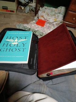 Genuine Leather Bible Study Case