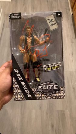 Chris Jericho Signed Autograph WWE Figure