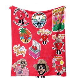 Bad Bunny Blankets 