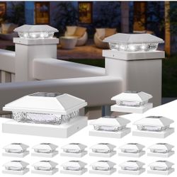 16 pack Solar Post Lights (New in Box)
