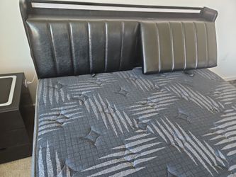 Queen platform bed  with Nisien Mattress