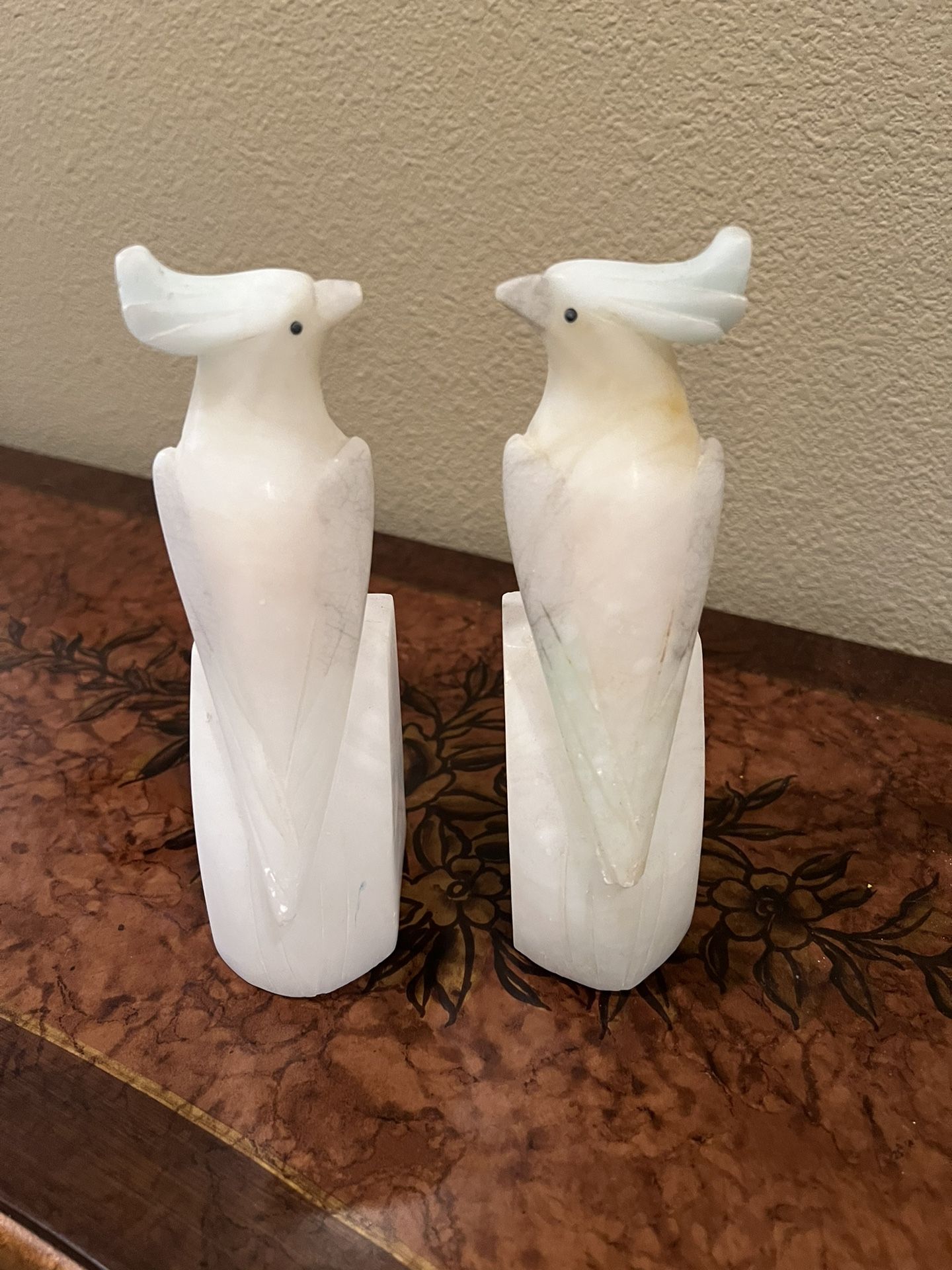 Vintage Cockatoo Bookends