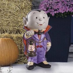 Brand New 24" Halloween Vampire Door Porch Greeter with LED Lantern Outdoor Prop