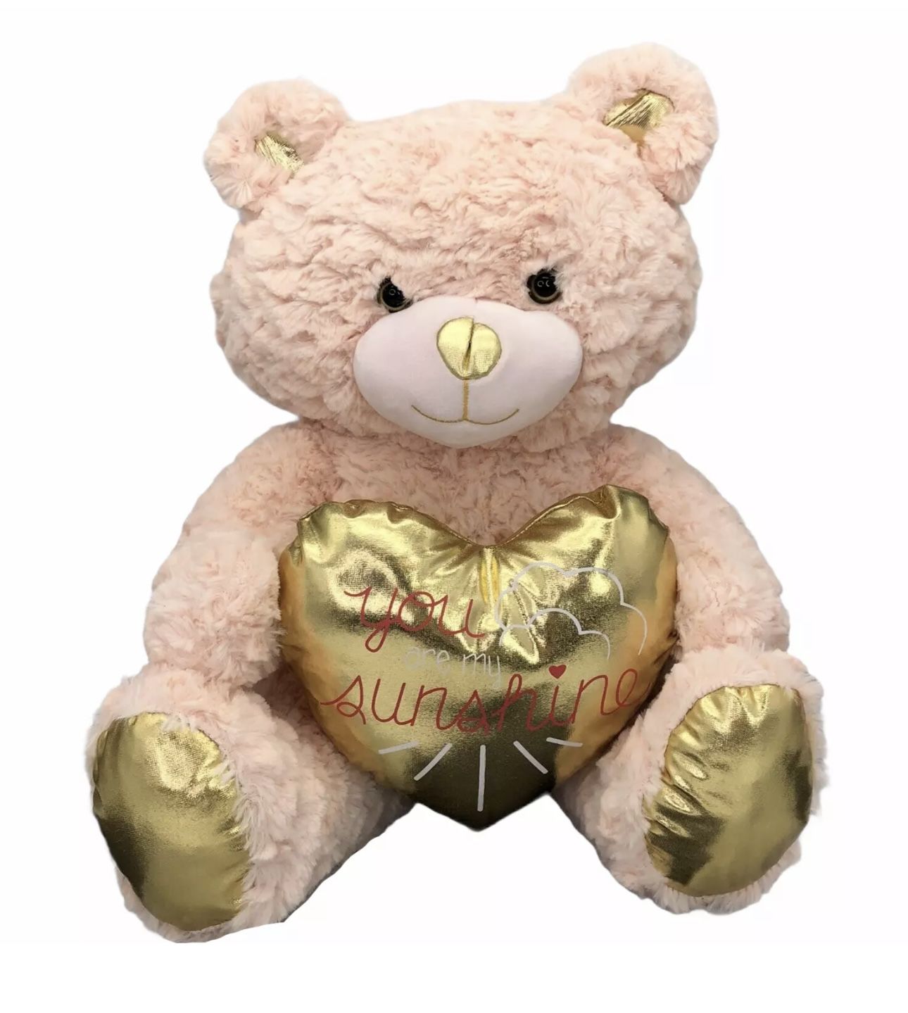 Animal Adventure You Are My Sunshine Pink Teddy Bear Plush Valentines Day 2017