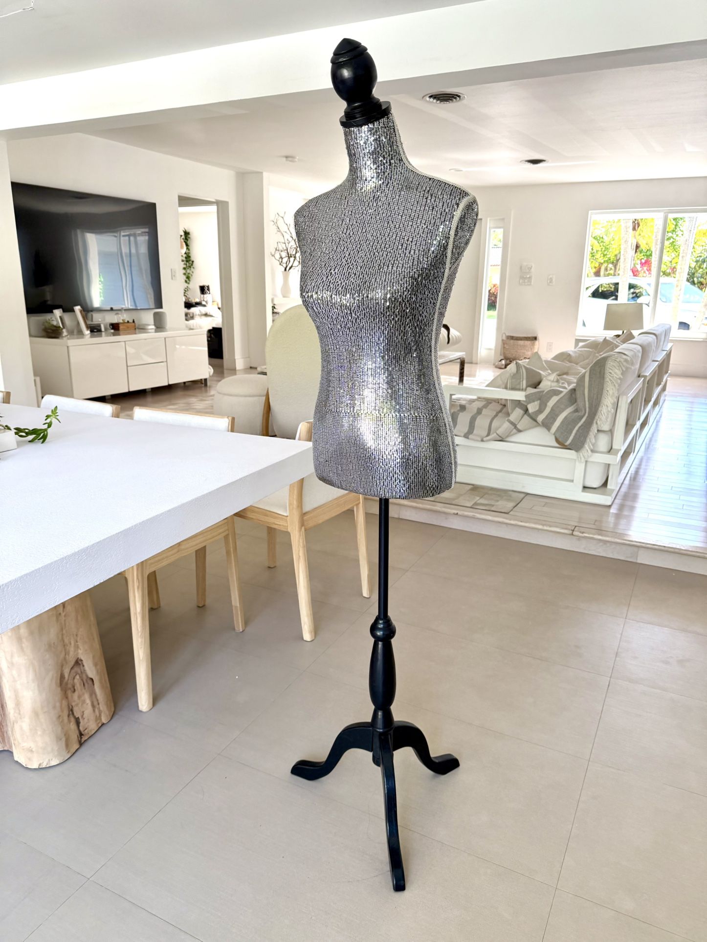 Vintage Style Sequin Mannequin