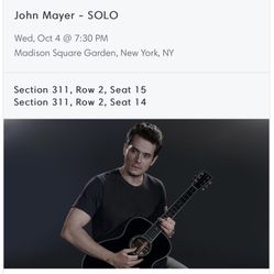 John Mayer at MSG