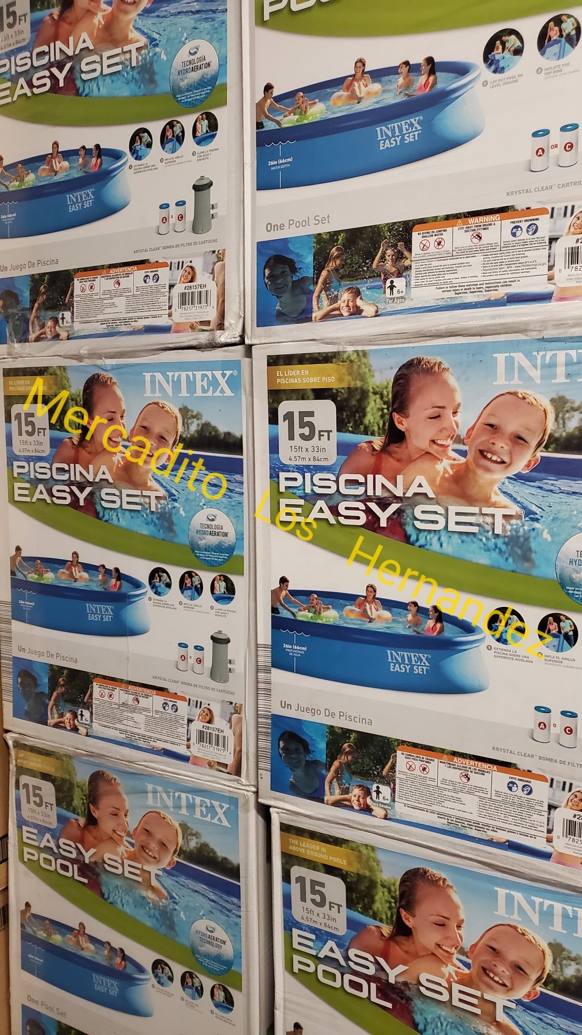 15ft x 33in Intex Swimming Pool - New In Box / Nuevas En Caja