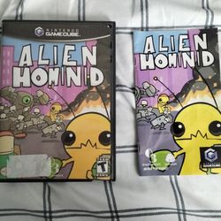 Alien Hominid case and manual