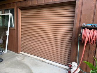 Roll top shop door.  All pieces & parts- nice!! Paid 2500.