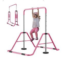Slsy Gymnastics Bars Kids Kip Training Bars for Home, Folding Horizontal Bars with Adjustable Height, Practice Bar Gymnastic for Kid, Child, Girls, Bo