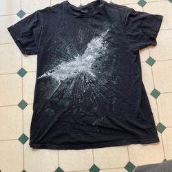 Batman Dark Knight Rises Trailer Shirt Retro Men’s Large Thrift