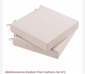 Outdoor Chair Cushions Set of 2