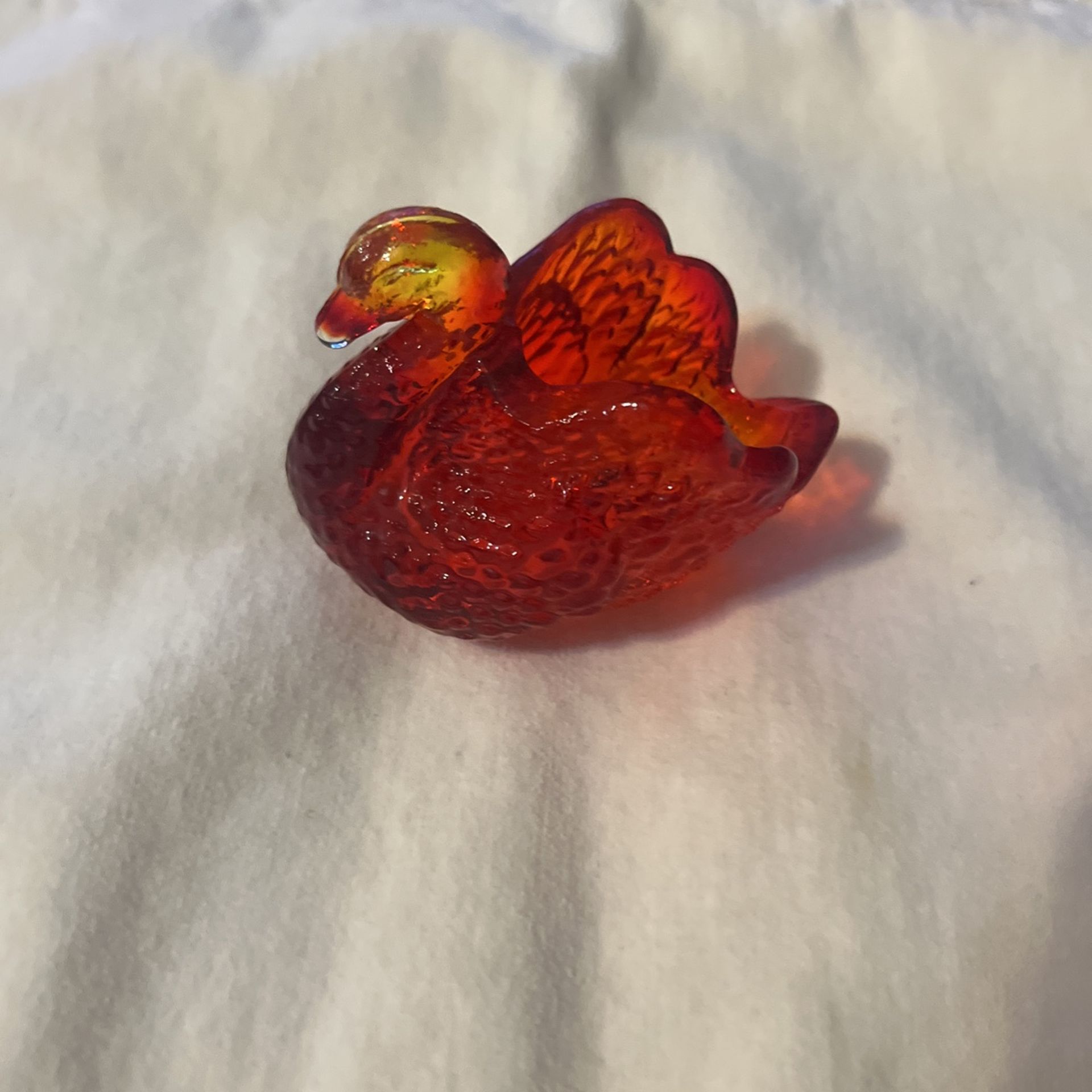 Red Swag Salt Cellar