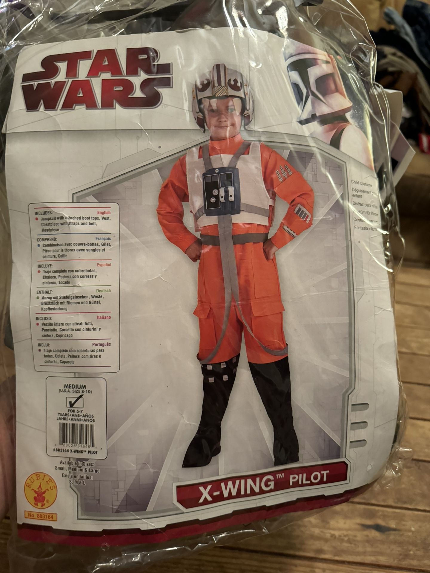 Halloween Star Wars X Wing Pilot Costume Medium