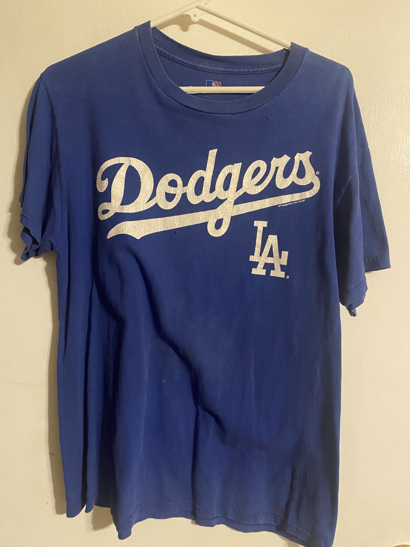 1167. Unisex LA Dodgers Blue S/S T-shirt Size Medium. $5