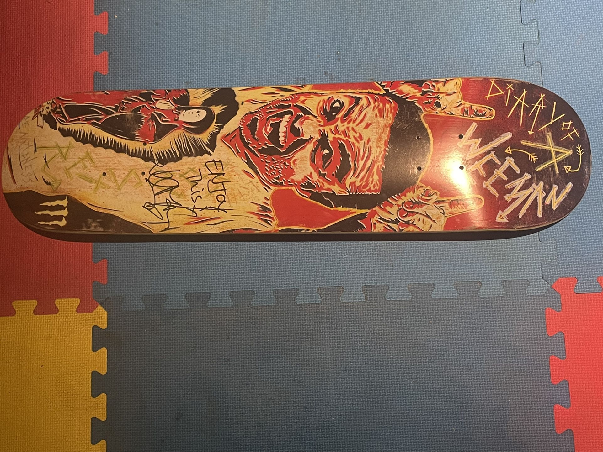 Wee Man Autographed Skateboard JACKASS Jason Acuna for Sale in
