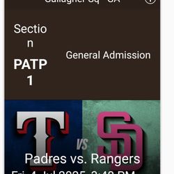 Padres 4th Of July Tickets 