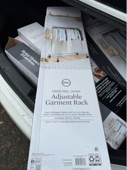 Adjustable Garment Racks - Set of Five
