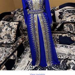Beaded Maghribi kaftan