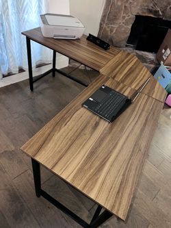 L shape desk