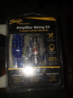 1200 watt 4 gauge complete wiring kit