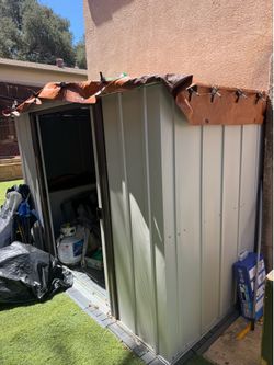 6x10 metal shed