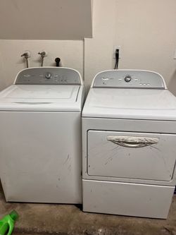 Washer and dryer
