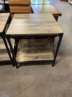 Modern grey side table tables (in store)