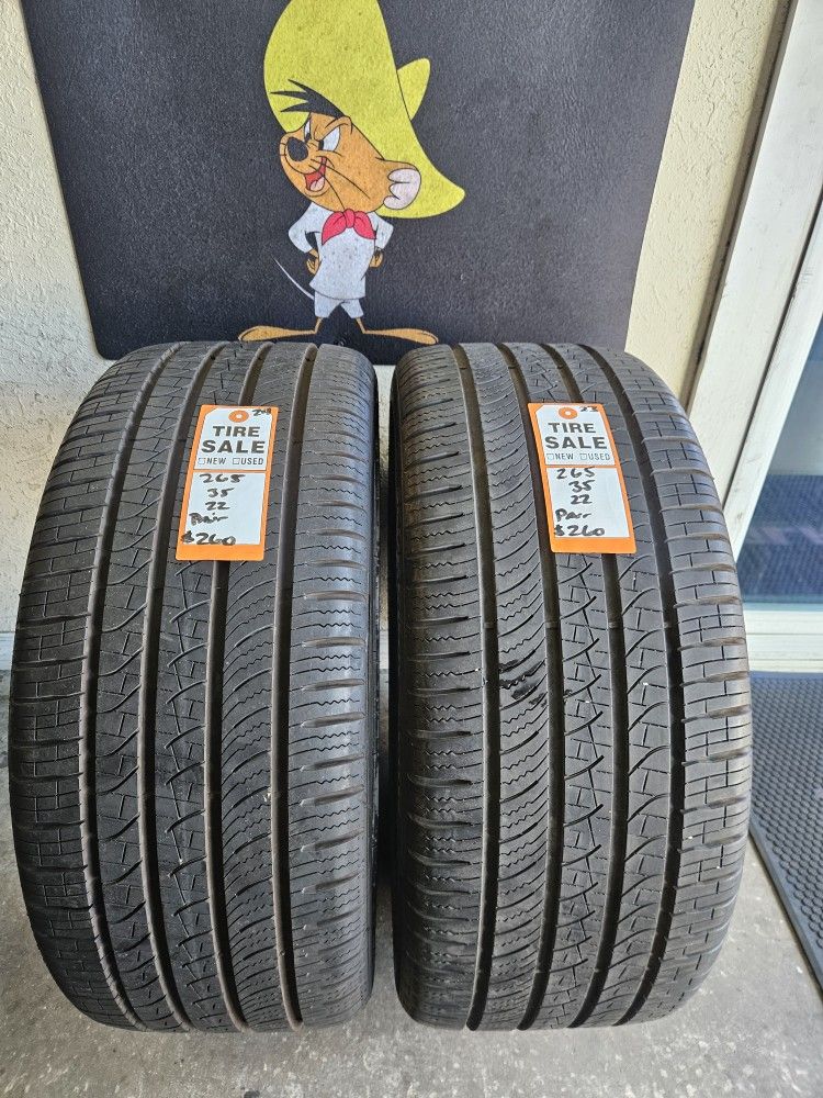 265/35/22 Pirelli Tires (2)